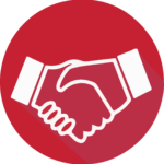 Handshake Icon: Academic Collaboration 